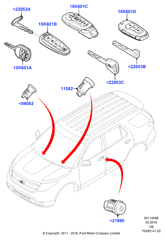 Схема установки DP5Z 9922053-A