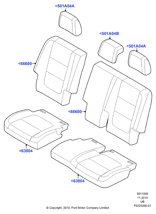 Схема установки DB5Z 78501A05-FA