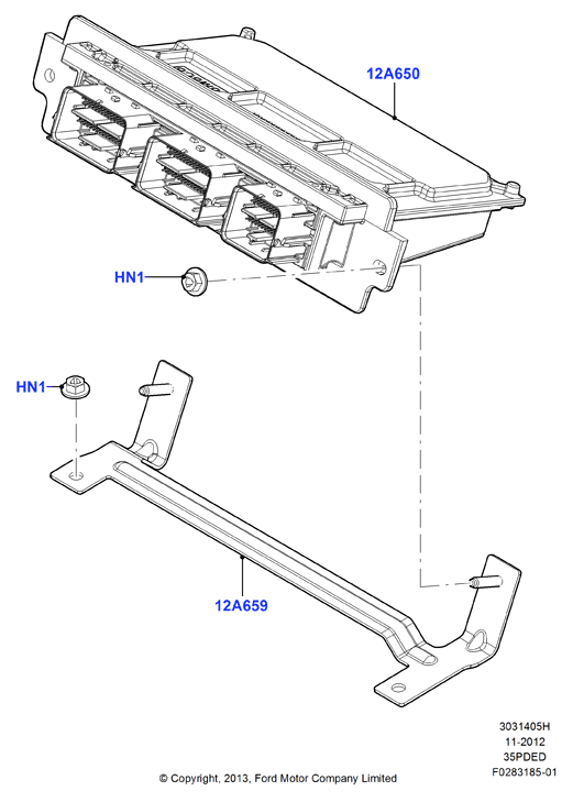 Модули и датчики двигателя, 3.5L DOHC VCT