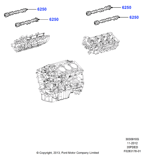 Распределительный Вал, 3.5L DOHC VCT
