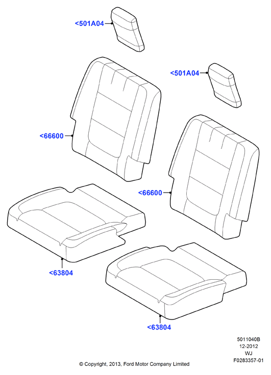Схема установки BB5Z 78501A04-JB