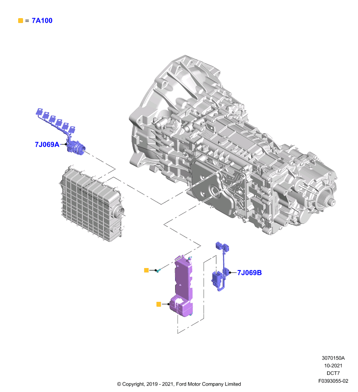 Блок клапанов и главн.блок упр., 7 SPD DCT MAN TRANS       (DCT7_C)