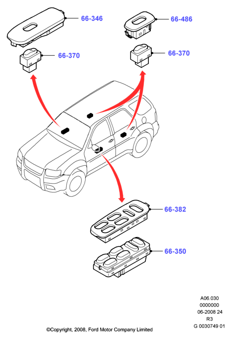 Switches Power Window