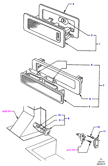 Схема установки 86VB 13A773 AA