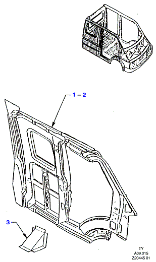 Схема установки P92VB D20011 AA