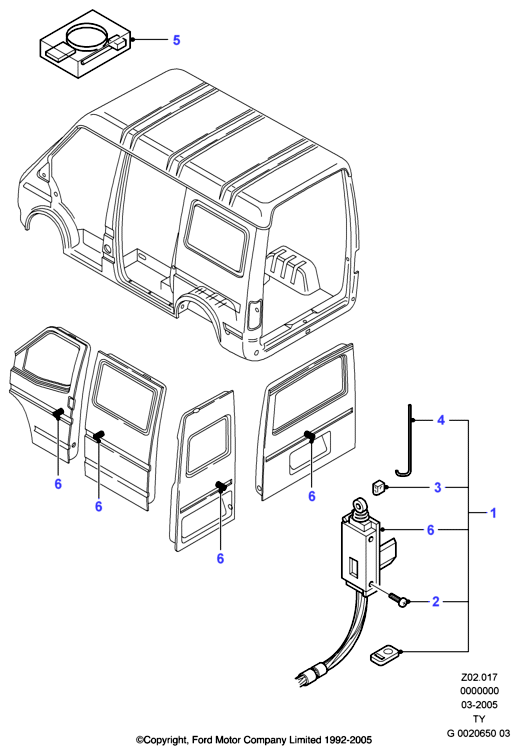 Схема установки V94VT 15604 AA