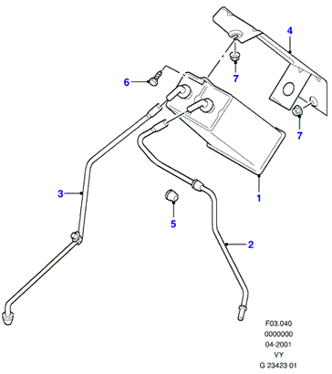 Canister And Hoses - Carbon