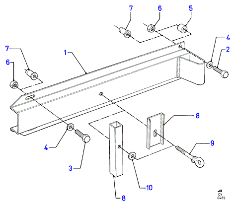Запасное колесо перенесено в салон