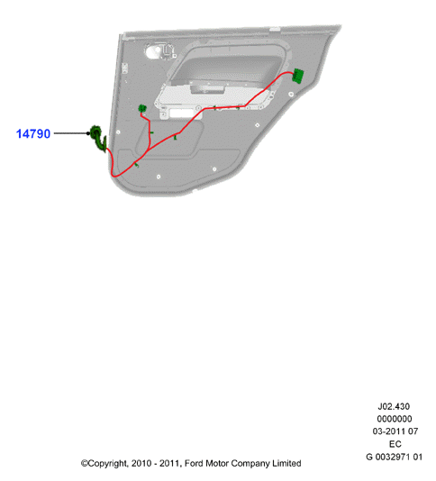 Wiring Harness - Rear Doors