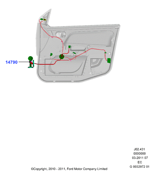 Wiring Harness - Front Doors
