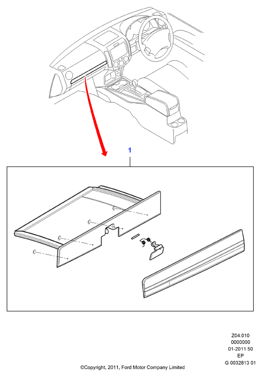 Instrument Panel & Related Parts -