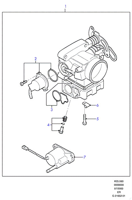Throttle Assy, Petrol Engines