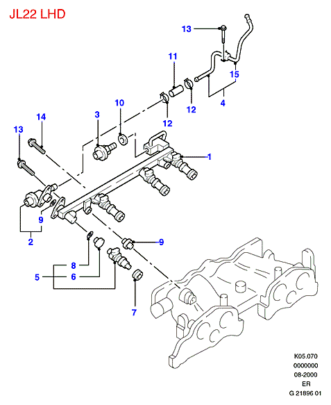 Manifold Assy. Fuel Supply