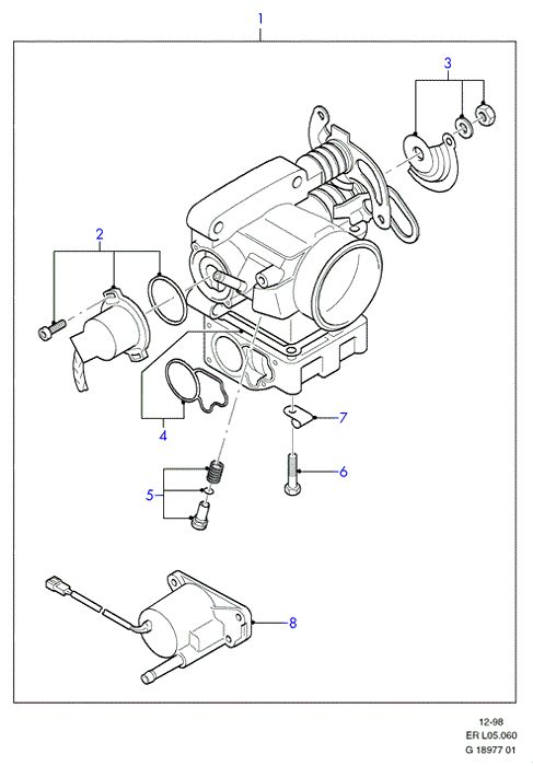 Throttle Assy, Petrol Engines