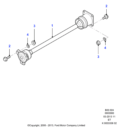 Propeller Shaft - Front