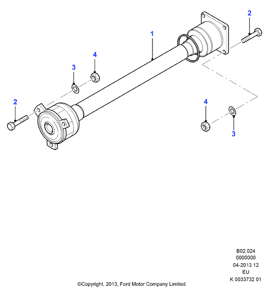 Propeller Shaft - Front