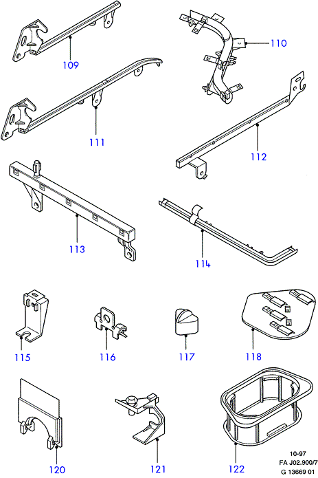 Wiring Mountings, Clips And Ties