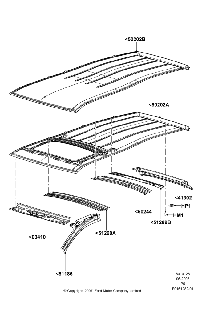 25 - Roof - Sheet Metal; 18/JUN/2007-15/JUN/2009