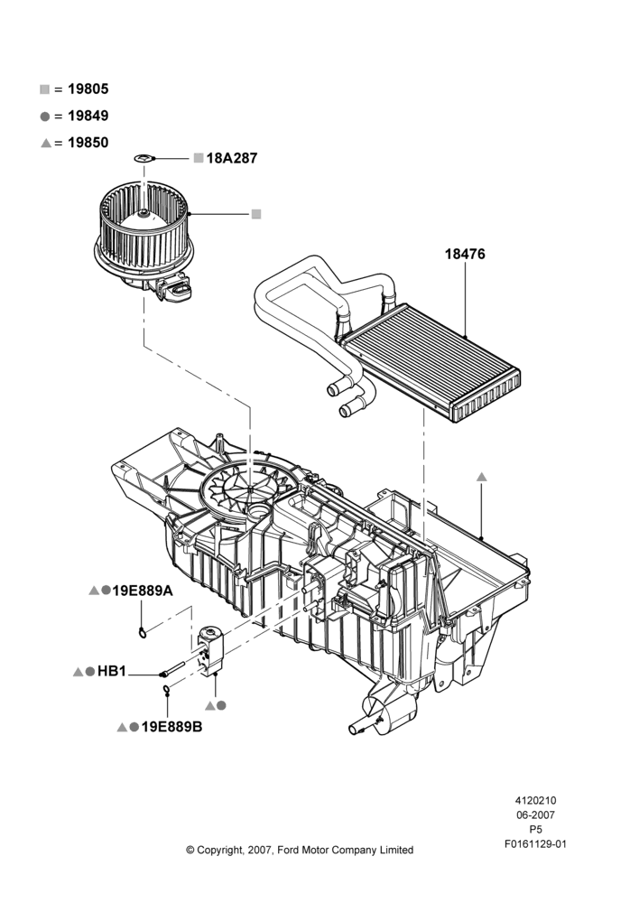 10 - Heater/Air Cond.Internal Components; 18/JUN/2007-15/JUN/2009