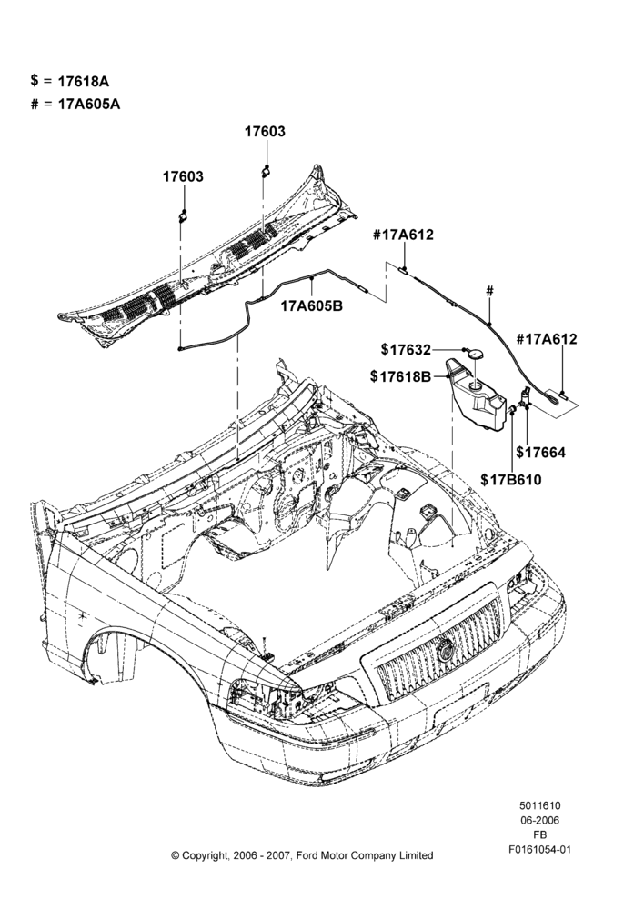 10A - Windshield Washer, With Conventional Instrumentation; 19/JUN/2006-26/SEP/2011