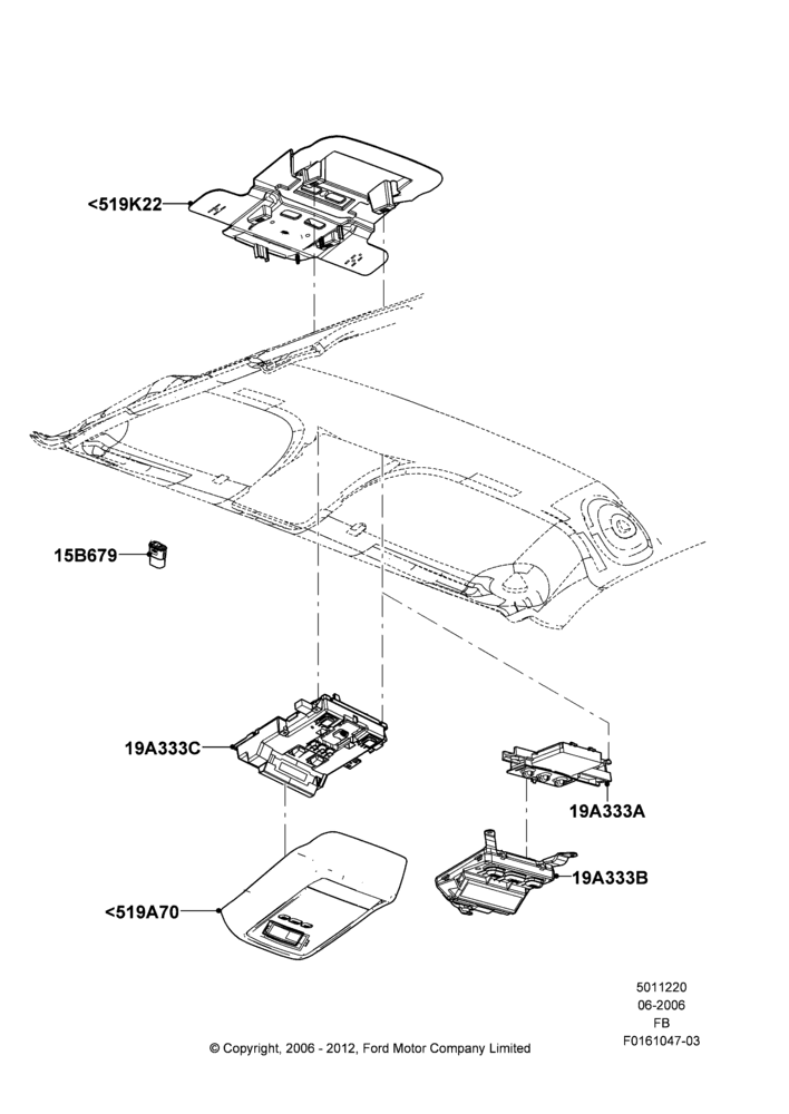 20 - Console - Overhead, Less Special Equipment Package; 19/JUN/2006-26/SEP/2011