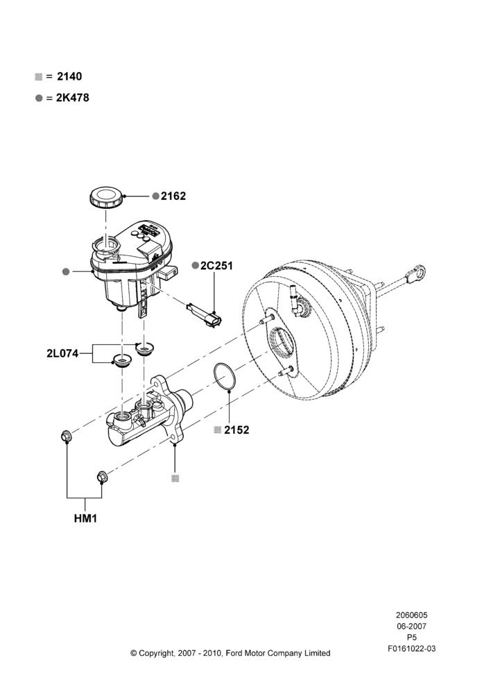 05 - Master Cylinder - Brake System; 18/JUN/2007-15/JUN/2009