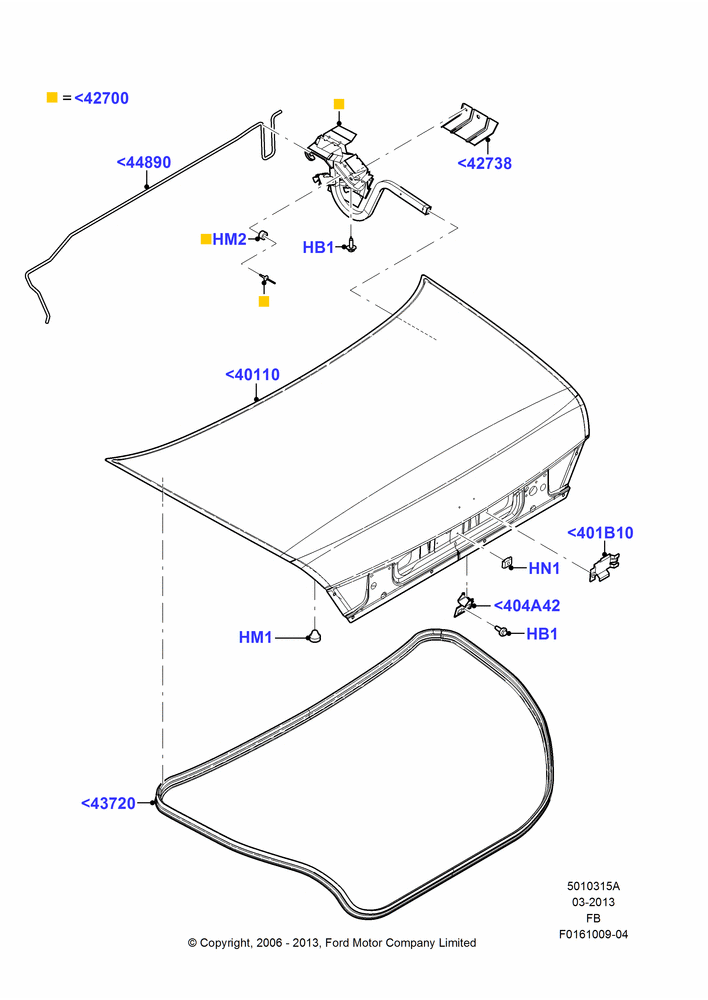 15A - Luggage Compartment Door, (-)"GCC"Gulf Cooperative Countries; 19/JUN/2006-26/SEP/2011
