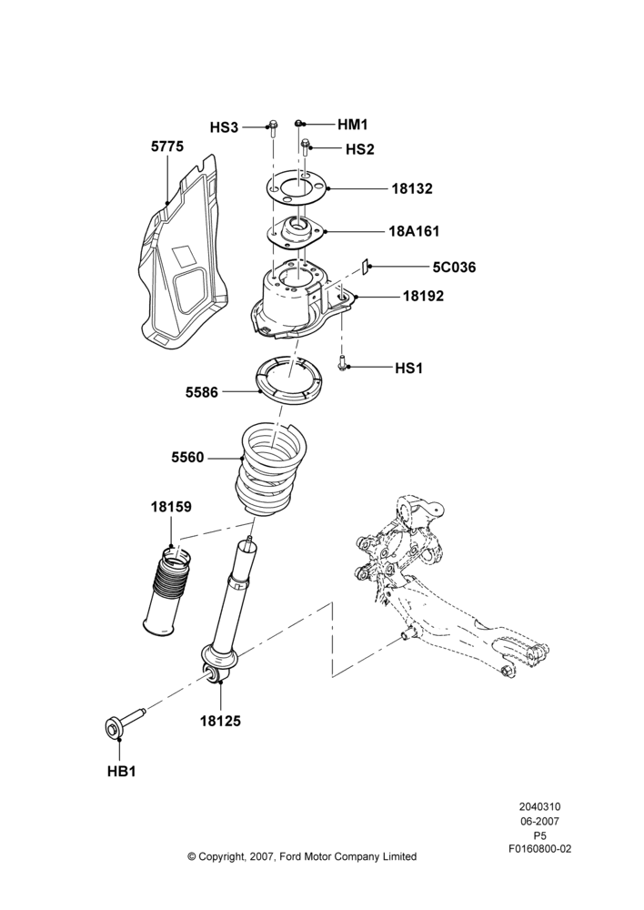 10 - Rear Springs and Shock Absorbers; 18/JUN/2007-15/JUN/2009