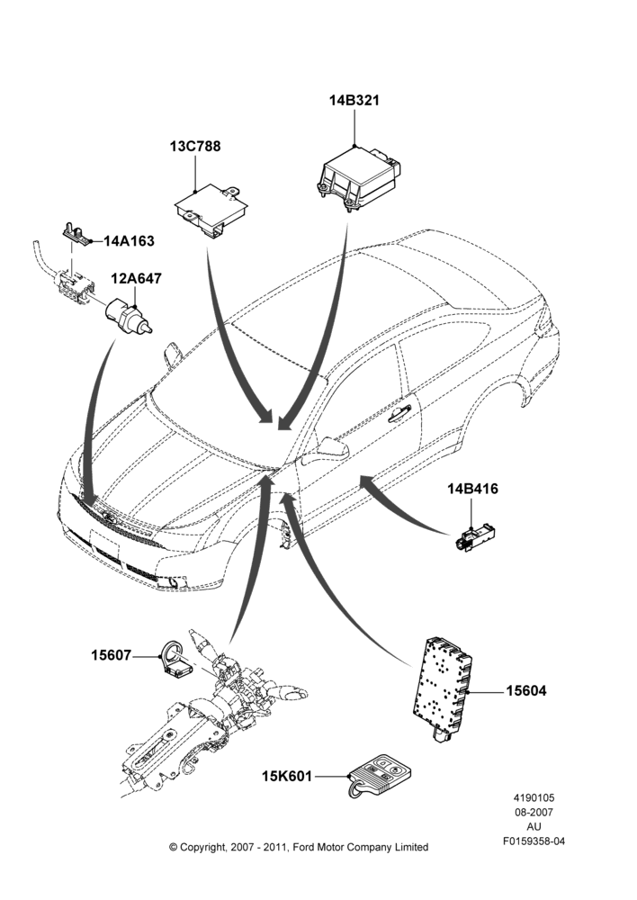 05B - Vehicle Modules and Sensors; 27/AUG/2007-07/DEC/2010