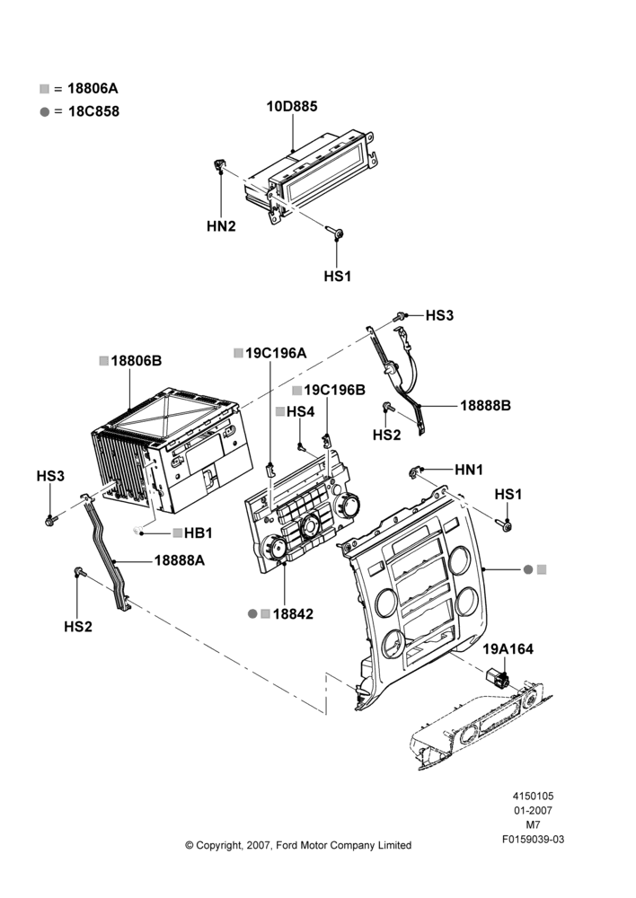 05B - Audio Equipment - Original Fit, Less Navigation System, Less Radio Reception Equipment; 08/JAN/2007-23/JUN/2008