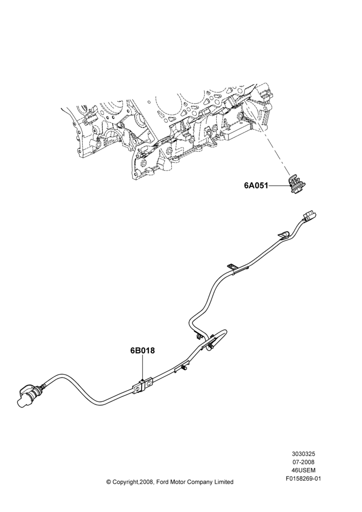 Engine Heater, 4.6L 3V V8