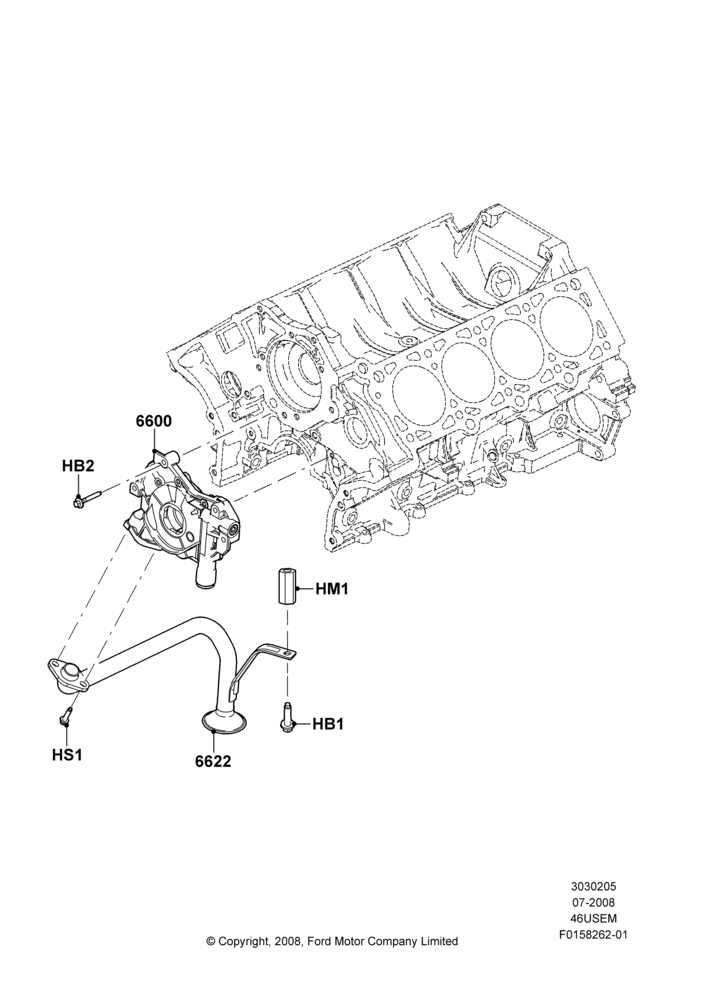 05C - Oil Pump, 4.6L 3V V8; 18/AUG/2008-23/DEC/2014