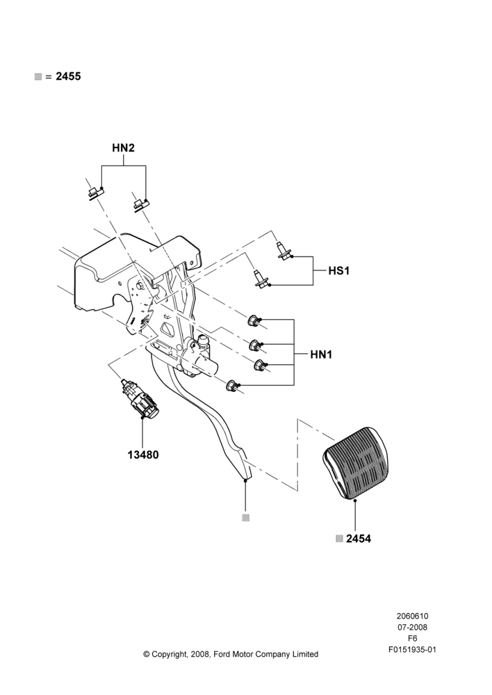 Brake and Clutch Controls, Adjustable Accl/Brake Foot Pedals