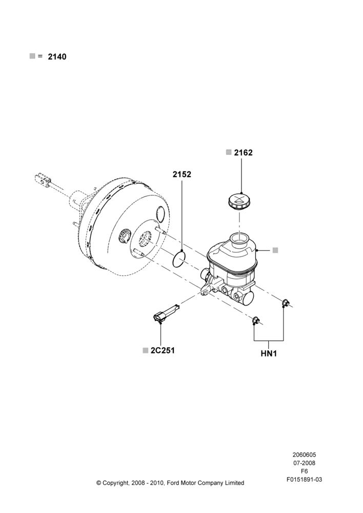 05B - Master Cylinder - Brake System; 18/AUG/2008-23/DEC/2014