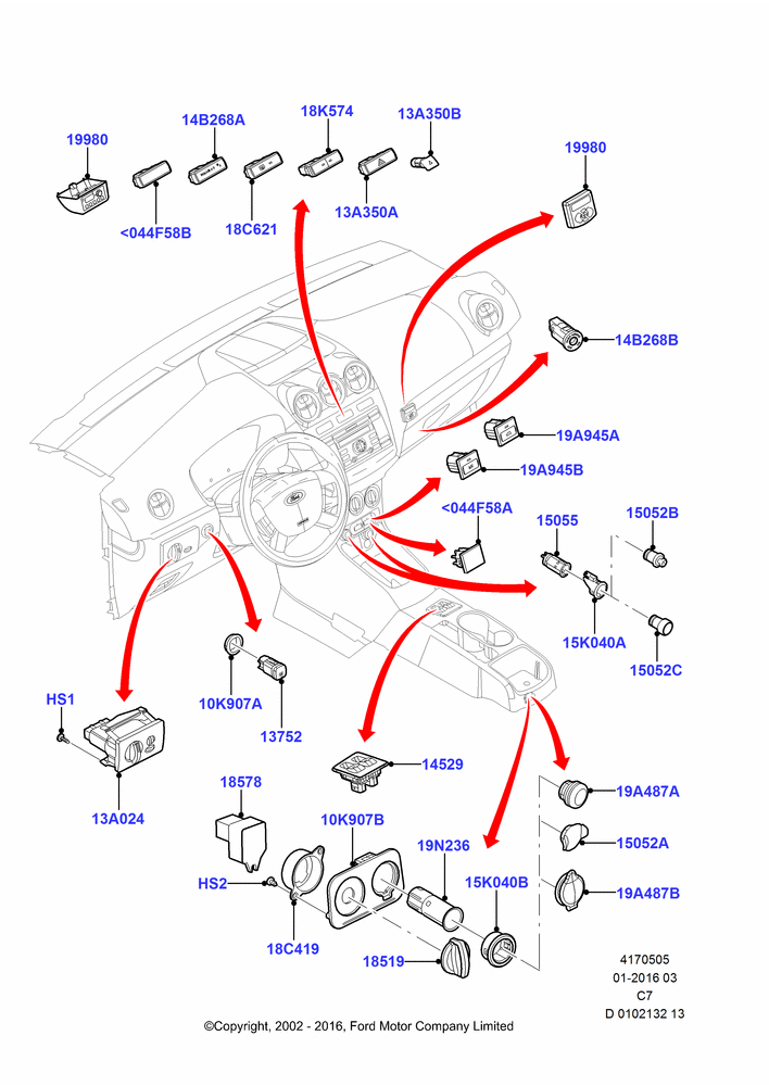 05 - Instrument Panel Related Parts; 20/MAY/2002
