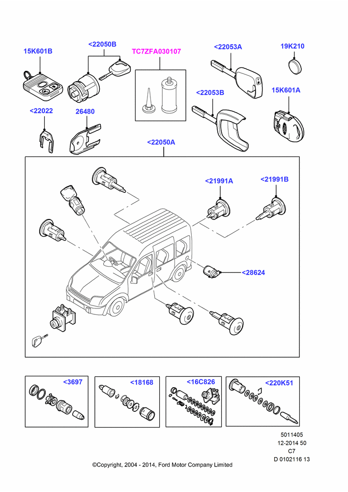 05 - Vehicle Lock Sets and Repair Kits; 20/MAY/2002
