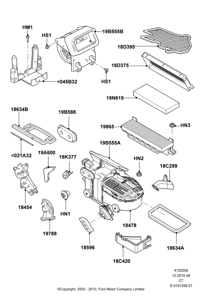 05 - Heater/Air Cond.External Components; 20/MAY/2002