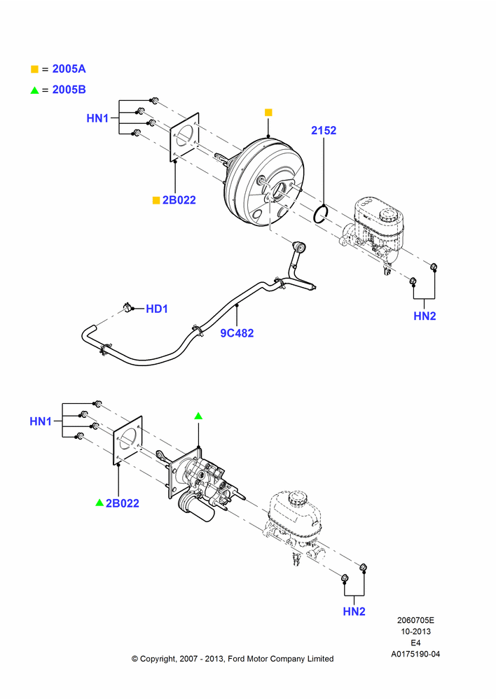 Brake Booster, Ford 150 Series, Ford 250 Series, Ford 350 Series