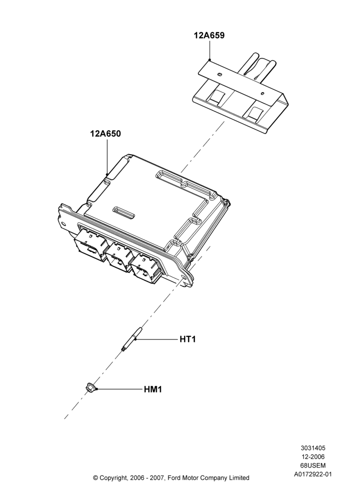 05D - Engine Modules and Sensors, 6.8L Gas EFI V10, All 250/350 Series; 18/DEC/2006-12/FEB/2010