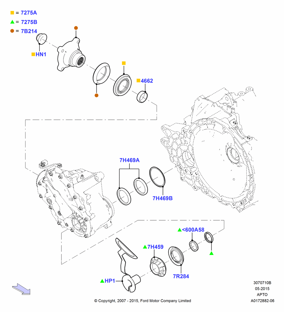 10B - Transfer Drive Components, 4WD; 18/JUN/2007-15/JUN/2009