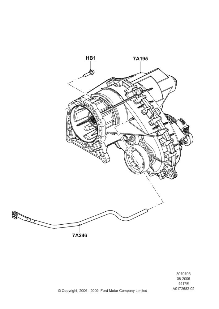 05A - Transfer Drive Case; 02/AUG/2006-22/AUG/2011