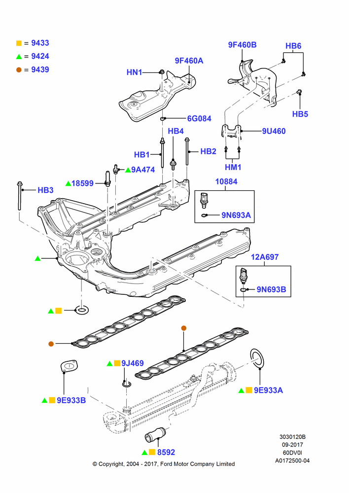 20B - Intake Manifold, 6.0L OHV Diesel V8; 04/NOV/2004-18/DEC/2006