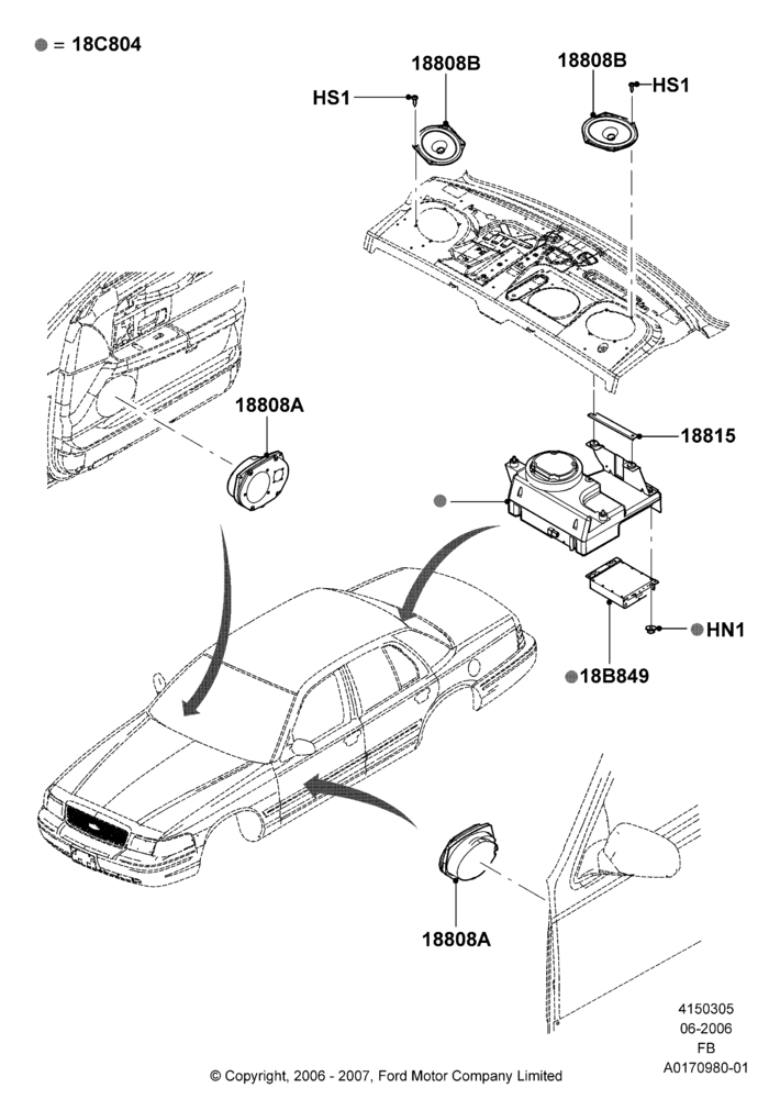 05B - Speakers, With Audiophile Sound System; 19/JUN/2006-26/SEP/2011