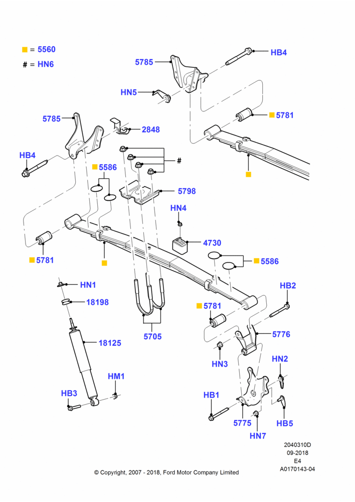 10D - Rear Springs and Shock Absorbers, Ford 150 Series; 06/AUG/2007