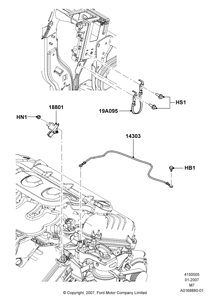 05F - Radio Suppression, All 6 Cylinder Gas Engines, Less Navigation System; 08/JAN/2007-29/APR/2012