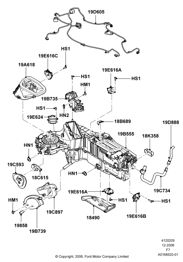 05G - Heater/Air Cond.External Components, Electronic Dual Zone ATC A/C, Less Auxiliary Heater; 18/DEC/2006-12/FEB/2010