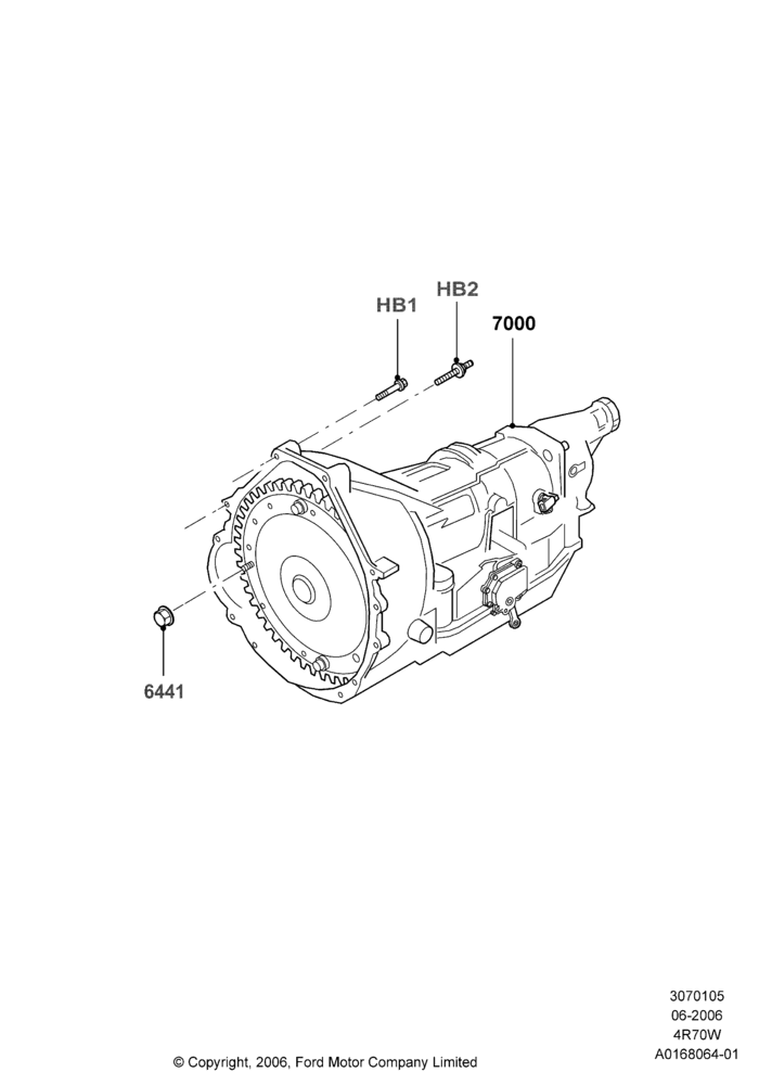 05C - Transmission & Speedometer Drive, 4R70/4R75 W/E 4 Speed Trans; 19/JUN/2006-26/SEP/2011