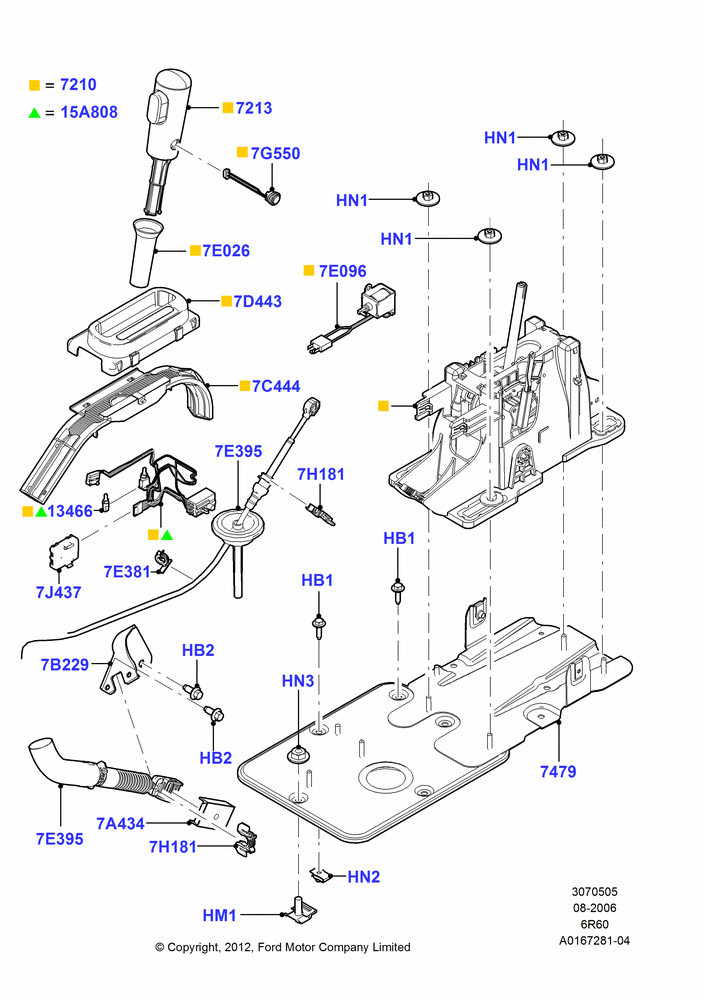 05H - Gear Change-Automatic Transmission, 6 Speed Auto Transmission 6R60, 6 Speed Automatic Trans (6R80); 07/AUG/2006-29/OCT/2010