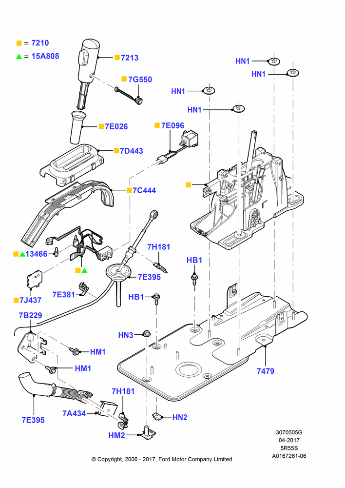 05G - Gear Change-Automatic Transmission, 5 Speed Auto Transmission 5R55S; 07/AUG/2006-16/DEC/2010