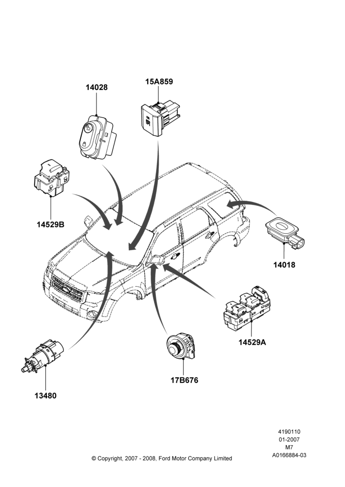 10B - Switches, FFV-(Ethanol) Fuel, For Unleaded Fuel; 08/JAN/2007-29/APR/2012